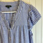 For Cynthia  Striped Blue and White Midi Dress size S Photo 5