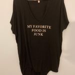 EXPRESS V-neck Oversized Top Photo 0