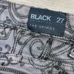 joe's jeans  Gracie Paisley Embroidered Black Collection Jeans Gray Black Size 27 Photo 6