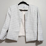 Calvin Klein  Tweed open-front cropped blazer size 12 NEW Photo 0