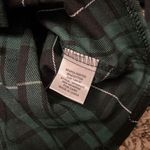 HYFVE Green & Black Plaid Button Down Blouse Photo 7