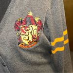 Harry Potter gray and yellow Griffindor cardigan size XL Hogwarts Photo 4
