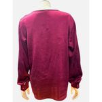 Vintage All Silk Blouse by Jonathan Logan 14 Magenta Long Sleeve 80s Retro Chic Purple Photo 5