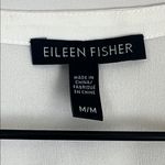 Eileen Fisher Silk Sleeveless Blouse Ivory Button Down Size Medium Photo 1