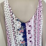 Living Doll Floral Paisley Boho Tank Top Photo 4