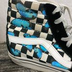 Vans  #721356 Butterfly Checker Suede & Canvas Hi Top Sneakers 6.5 Photo 3