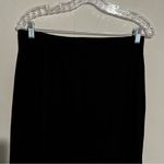 Eileen Fisher Black Viscose Jersey A-Line Midi Skirt Photo 4