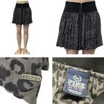 PINK - Victoria's Secret Vintage Victorias Secret Pink Animal Print Exposed Zipper Front Mini Skirt XS Photo 1
