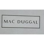 Mac Duggal  Pearl Embellished Soft Tie One Shoulder White Evening Dress Gown sz 8 Photo 7