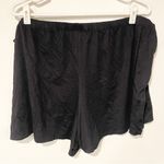 Cacique  Plus Size 22/24 Black Pull On Lounge Casual Shorts NEW Photo 3