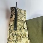 ANORAK NWT Green Gold Snakeskin Duck Down Blend Puffer Jacket Small Photo 5