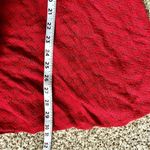 Free People 🦋  Pink Burgundy Fit & Flare Lace Cut Out Mini Dress Swiftie Taylor Photo 7