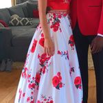 PromGirl Two Piece Red Prom Dress Photo 0
