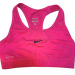 Nike Hot Pink ‎ Sports Bra, Small Photo 0