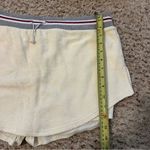 Free People FP Movement Match Point Set Ivory Varsity stripe XL top skort short Photo 7