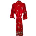 Vintage David Brown California Red Floral‎ Robe Size undefined Photo 5