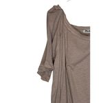 Michael Stars Women's Tank Top Scoop Neck Cropped Short Sleeve Beige One Size Photo 2