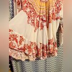 Free People  | Sunset Dreams Printed Bell-Sleeve Tunic, Size L. Photo 5