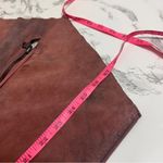 Roncarati leather knit hoodie tie dye style dye Sz 38 Red Photo 2