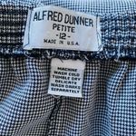 VTG Alfred Dunner Checkered Dress Slack Pants with Stretchy Waist and Pocket12P White Size 12P Photo 2