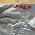 PE Nation Sweatshirt Crop Tee #33 Light Blue Sz Small Photo 2