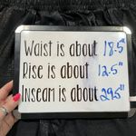 Viral TikTok Sz 2XL Pebble Joggers Pull On Pants Shiny Black Boutique MR Basics Photo 10