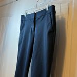Loft  Marisa Skinny Ankle Pants Size 4 Navy Blue Career Casual Workwear Trendy‎ # Photo 2