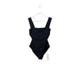 BONDI BORN Women's Black Gwen One Piece Swimsuit Size XL Square Neckline Photo 2