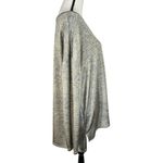 Lane Bryant  SZ 22/24 Top Gold Shimmery Stretch Hi-Low Hem Long Sleeve Scoop Neck Photo 2