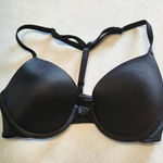 Victoria's Secret  PINK size 32C Strappy T Back Black Wear Everywhere Push Up Bra Photo 0