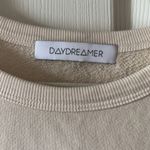 Daydreamer  Women’s Def Leppard Adrenalize Sweatshirt‎ in Ivory Size Med Photo 5