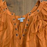 Aerie  Blouse Top Women’s Small Striped Orange Eyele Photo 2