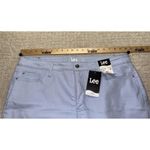 Lee Women's Midrise Rolled Hem Capri Ice Dust Size 20M Photo 1