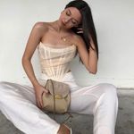 House Of CB NWOT  Melinda Ivory Bone Corset. Size Large Photo 6