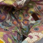 Fossil Vintage Handcrafted Black and Yellow Crochet Tote Bag Photo 9