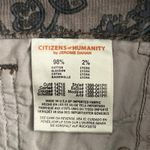 Citizens of Humanity NWT Thompson Paisley Birch Corduroy Mid Rise Skinny Jeans Photo 7