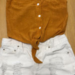 Forever 21  White Denim Shorts and top Photo 0