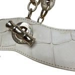 Elaine Turner  Woven Cream Leather & Raffia Shoulder Bag Photo 3