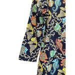 J. McLaughlin Signature Top Shirt Size Small Catalina Diamond Fish Coral Stretch Photo 4