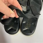 Franco Sarto Urla sandals black white womens size 10 trendy modern casual Photo 6