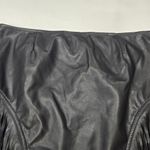 superdown  Riley Faux Leather Skirt in Black Photo 8
