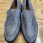 Aquatalia Kelsey Loafer Women's 8.5 Gray Suede Low Closed Toe Comfort Flats S43 Photo 0