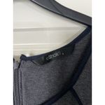 Eshakti  Knit Dress Size 8 Gray Blue Fit & Flare Work Casual Basic Photo 5