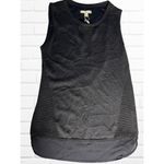TK Tank Top Women's Medium Knit Front Polyester Back Hi Photo 2
