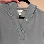 Athleta Seafoam Coaster Luxe Waffle Hoodie Photo 3