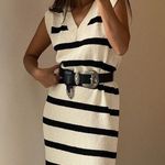 Et Clet As if Striped Knit Dress  Photo 3