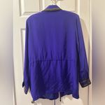 Bob Mackie Vintage  Vibrant Purple Silk Embroidered Jacket, Size M Photo 4