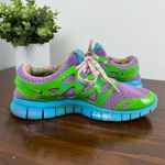 Nike  Free Run + 2 DB Doernbecher Violet Green Blue Women's Sz 6.5 Running Shoes Photo 5