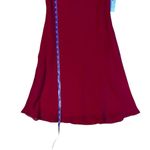 NWT Graham & Spencer Dark Pink 100% Silk Dress Cowl Neckline Size S Sleeveless Red Photo 3