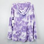 Theo And Spence Tie Dye Hoodie In Purple Marble Size M Photo 5